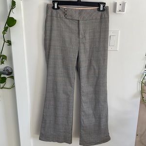 Grey and pink office trousers